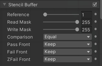 里世界 Stencil Buffer 设置